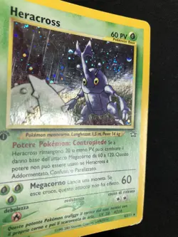 Pokemon Heracross 6/111 Neo Genesis Rara Holo Swirl Prima Edizione Wizards ITA - Image 5