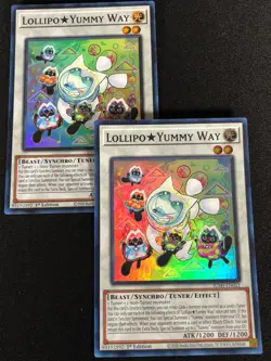 Yugioh Lollipo Yummy Way JUSH-EN021 1st Super x2 (NM) - Image 1