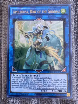 Yugioh Apollousa Bow of the Goddess MP20-EN126 1st ULTRA (NM) - Image 1