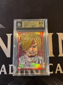 2024 One Piece TCG PRB01 - Sanji Leader Alt Art #001 Japanese - BGS 9.5 - Image 1