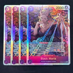 Black Maria Playset - OP08-074 x4 - PRB02 Reprint - One Piece TCG - English - Image 1