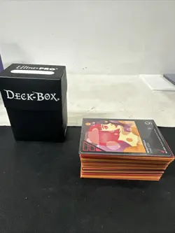 Dropmix LOT of 69 SLEEVED cards + Deck Box - Image 1