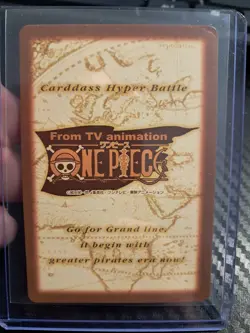 BANDAI One Piece Hyper Battle S110 MONKEY D LUFFY GOLD STAMPED SCARCE EARLY CARD - Image 2