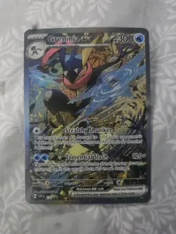 Pokemon Greninja EX SVP 132 Black Star Promo Holo 300 HP Torrential Slash Card - Image 1