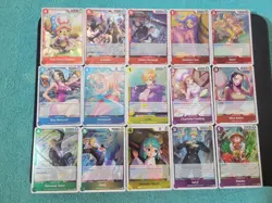 Lot of (15) One Piece Foil Rare Cards - Image 1