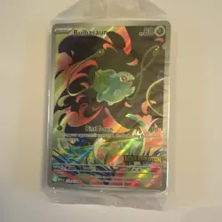Pokemon TCG Bulbasaur MEGA EVOLUTION Holo Card 133/132 2025 STAMPED SEALED - Image 1