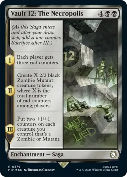 Vault 12: The Necropolis (Surge 579) FOIL Fallout NM Rare MAGIC CARD ABUGames - Image 1