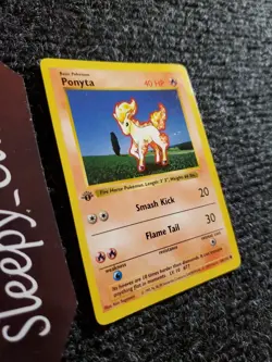 PONYTA Pokemon Card 1st Edition Shadowless 60/102 NM - Image 3