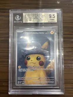 Pikachu with Grey Felt Hat 085 Sv: Scarlet & Violet Promo Cards Regular - Image 1