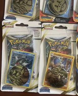 Pokemon TCG Lot of 10 Blister Packs with Promo Cards and Coin New Sealed - Image 3
