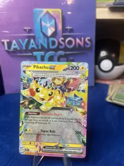 Pokemon Card TCG Pikachu Ex 057/191 Double Rare Surging Sparks Near Mint - Image 1