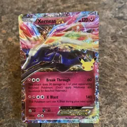 Xerneas EX 97/146 Ultra Rare Celebrations 25th Anniversary Pokemon Card NM/M - Image 1