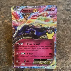 Xerneas EX 97/146 Ultra Rare Celebrations 25th Anniversary Pokemon Card NM/M - Image 2