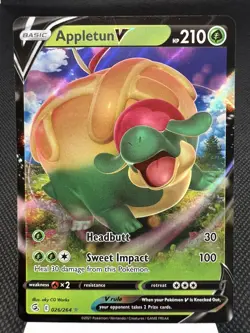 Appletun V 026/264 - Ultra Rare Holo - Fusion Strike Pokemon Card MINT - Image 1