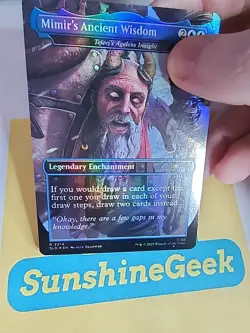 Mimir's Ancient Wisdom - Teferi's Ageless Insight Secret Lair Drop Foil - Image 4