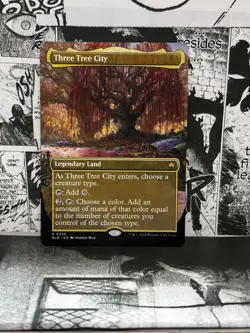 Three Tree City (0339) - Borderless NM, English MTG Bloomburrow: Main Set - Image 1