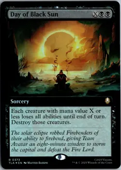 Day of Black Sun (Extended Art) R Avatar: The Last Airbender 373 NM Foil Magic - Image 1