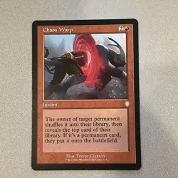 Chaos Warp (Retro Frame) R Commander: The Brothers' War 114 - MTG - Image 1