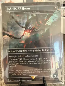 MTG FAS-BOR7 Horus - Blightsteel Colossus Secret Lair Drop Regular - Image 1