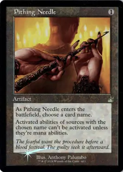 Pithing Needle NM/M* FOIL RETRO Ravnica Remastered ENGLISH 463 mtg -UnltdCards - Image 1