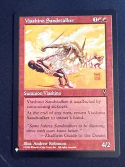 1x Viashino Sandstalker (VIS-100/1703) Mystery Booster LP MTG Magic x1 MKE - Image 1