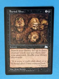 MTG Magic the Gathering Buried Alive (63/167) Weatherlight LP - Image 3