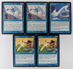 Cerulean Wyvern 2X, Meddle 2X, Tidal Wave MTG Mirage Blue - Uncommon - Fast Ship - Image 1