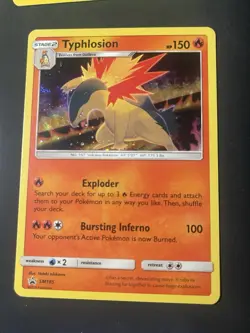 Typhlosion SM185 Holo Promo SM Black Star Promos 2017 Pokemon NM - Image 1