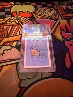 Pokemon graded card no PSA/ACE Japanese Old Maid Squirtle PG Grading Gem Mint 10 - Image 1