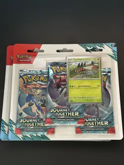 Pokemon TCG Journey Together 3 Pack Blister ( Yanmega ) Sealed Booster - Image 1