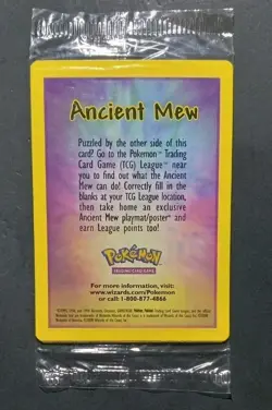 Sealed Ancient Mew 1999 - 2000 Promo Card Unopened - Image 4