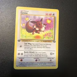 Eevee 51/64 Jungle First Edition Pokemon Card Mint Condition Wotc TCG Look!!!! - Image 1