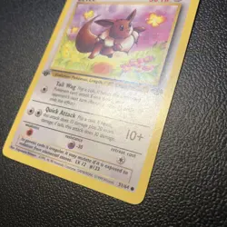 Eevee 51/64 Jungle First Edition Pokemon Card Mint Condition Wotc TCG Look!!!! - Image 3