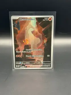 Pokemon Charmander 168/165 Illustration Rare Holo Scarlet & Violet 151 Card - Image 1