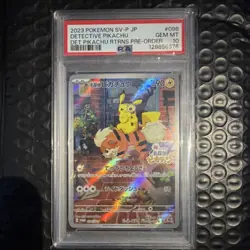 Pokemon Detective Pikachu 098/SV-P SV-P Promo Holo PSA 10 Japanese - Image 1
