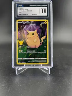 2021 Pokemon Celebrations #005/025 Pikachu Holo CGC 10 GEM MINT - Image 1