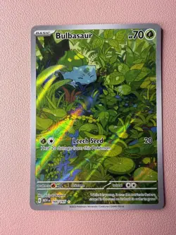 Pokemon S&V 151 Bulbasaur, Ivysaur & Venusaur Ex Art Rare 3 Card English Lot NM - Image 2
