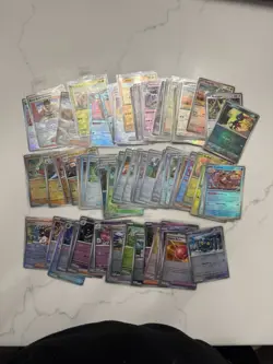 Pokemon Prismatic Evolutions Poke ball Pokeball Reverse Holos Lot Of 82 - Image 1