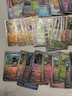Pokemon Prismatic Evolutions Poke ball Pokeball Reverse Holos Lot Of 82 - Image 3