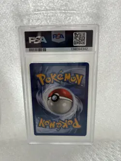 2000 Pokemon TCG Base Set 2 Scyther #17 Holo Rare PSA EX-MT 6 - Image 2