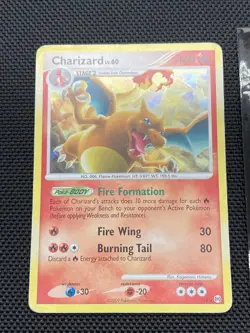 Pokemon Charizard Lv. 60 Arceus 1/99 Exclusive Cracked Ice Rare HP - Image 2