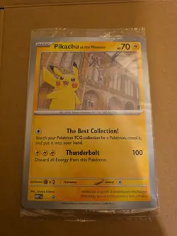 Pokemon X Natural History Museum Promo - Pikachu At The Museum - Brand New Seal - Image 1
