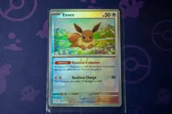 Pokemon Eevee Master Ball 074 Prismatic ERROR Heavily Texture Shift - Image 1