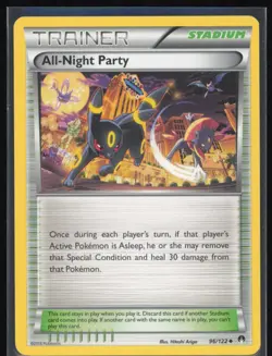 UMBREON!!! All-Night Party Regular Non Holo 96/122 Pokemon XY BREAKpoint LP - Image 1