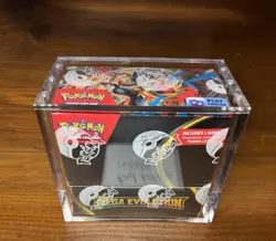 Pokemon TCG Mega Evolution ENHANCED BOOSTER BOX Factory Sealed Acrylic Case MINT - Image 1