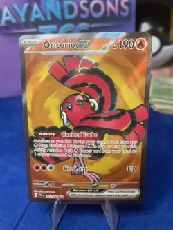 2025 Pokemon Phantasmal Flames PFL EN Oricorio ex Ultra Rare #110/094 - Image 1