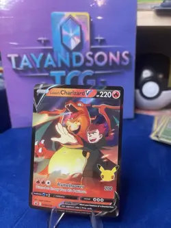 Lance's Charizard V SWSH133 Pokemon SWSH Black Star Promo Near Mint - Image 1