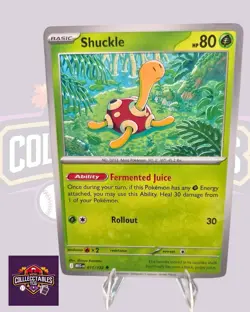 Shuckle 011/132 Me01: Mega Evolution Regular Free Shipping Pokemon NM - Image 1