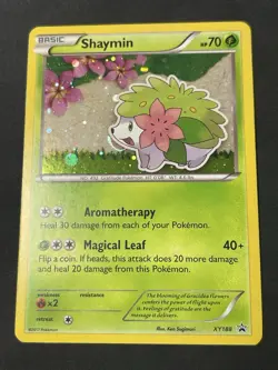 Shaymin Black Star Promo XY188 HOLO POKEMON Promo Cosmos - LP - Image 1