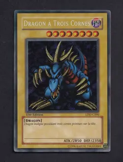 Yu-Gi-Oh! Dragon a Trois Cornes LDD-C000 Secrete Rare - Image 1